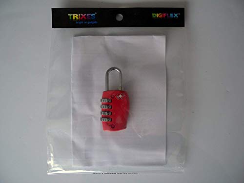 TRIXES Lucchetto di Sicurezza a 4 Combinazioni per...