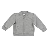 Hanes, Zippin Soft 4-Way Stretch Fleece Zip Up Sweatshirt Jacket, Babies and Toddlers, CHARCOAL, 12-18 Months