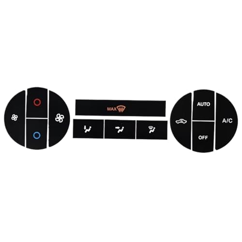 Autocollants bouton climatisation Ford Mondeo 2005 2006 2007 kit interrupteur rotatif