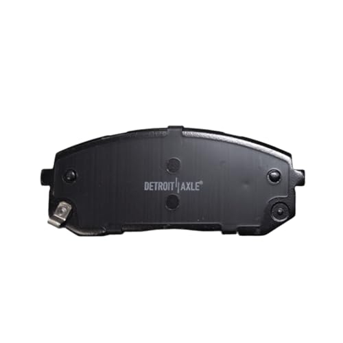 Image of Detroit Axle - Front Brake Pads for Hyundai 21-23 Elantra Kia K5, 20-23 Sonata, 2020 2021 2022 2023 Ceramic Brake Pads with Hardware Replacement
