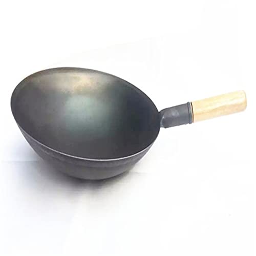 Wok de hierro sin recubrimiento con mango desmontable 34 cm miniatura 4