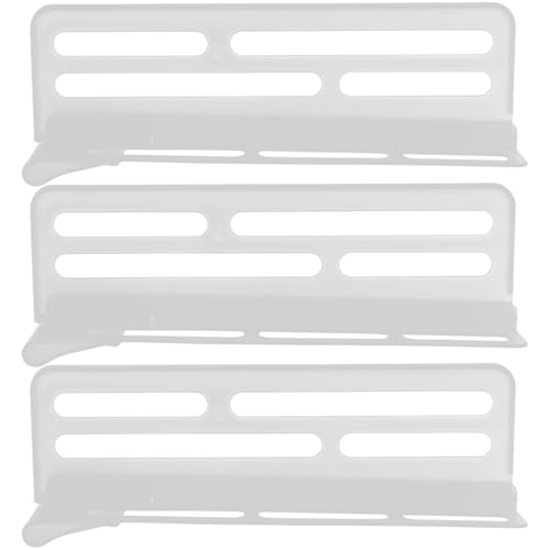 ROMISBABA Divisor Ajustable Para Puerta Lateral De Refrigerador Organizador De Plástico Para Almacenaje De Alimentos Y Bebidas En Frigorífico 10.2X3.2X3.1 Pulgadas