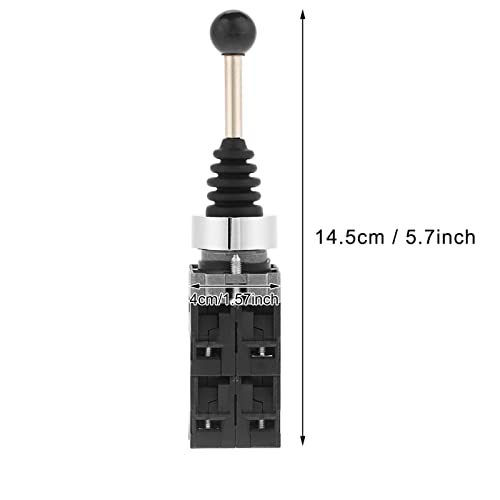 4 Position Joystick Switch, Joystick Controllers Spring Return Switch Joy Stick Control Replacement Black - Image 3