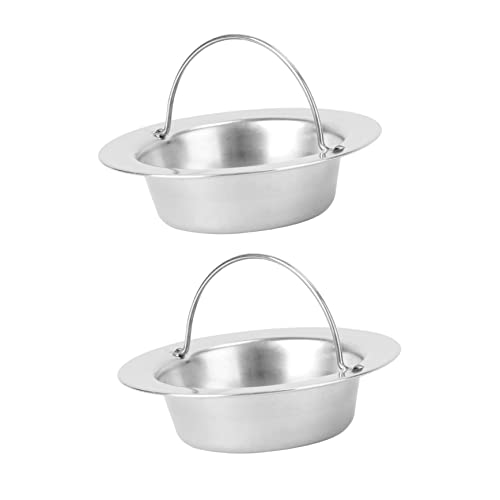 Colador de cocina COHEALI 2 piezas de acero inoxidable