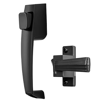 Wright Products V333BL, BLACK Tie-Down Push Button Handle