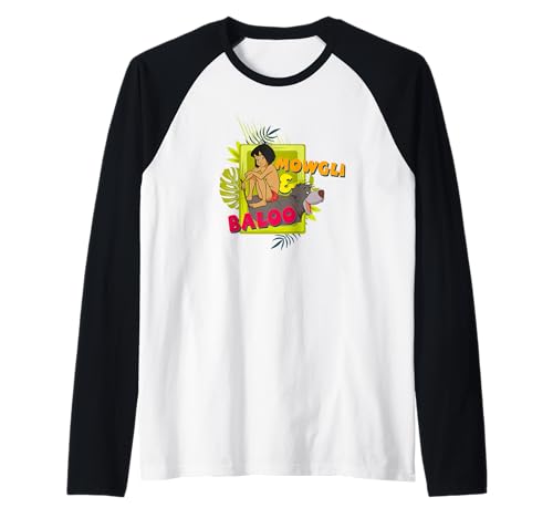 T-shirt Disney Le Livre de la Jungle souvenir d'enfance Baloo Mowgli haut vintage nostalgie
