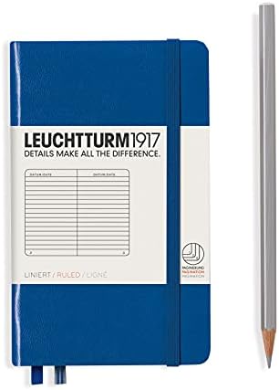 Lighthouse Notebook Pocket (A6) dotted, Hardcover