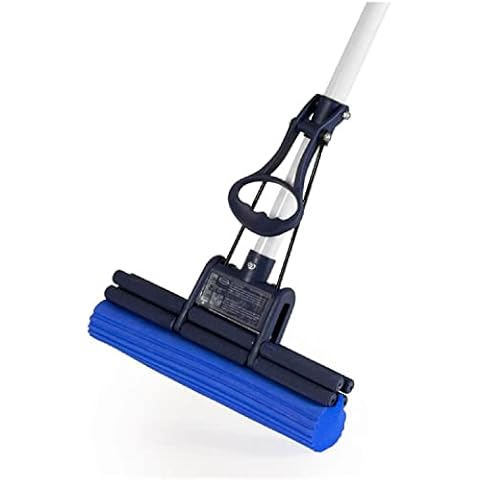 CleanAid OneTouch Easy Doube Roller Sponge Mop with Wring Function Super Absorbent PVA with Telescopic Pole (1Touch Easy Mop) Cover