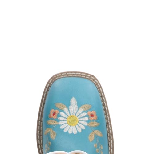 Smoky Mountain Western Boots Girls Desert Flowers Turquoise 3305C2