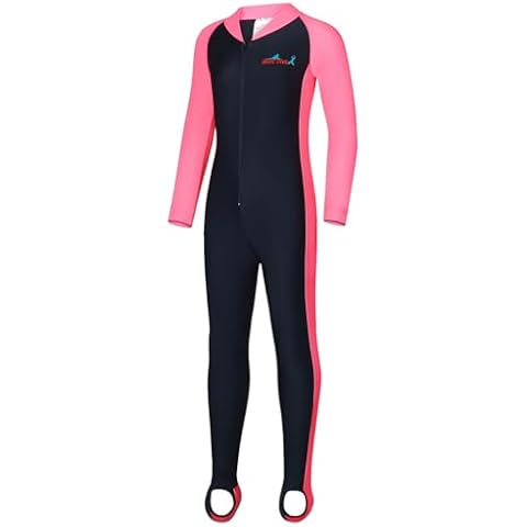 Labelar Sun Protection Swimwear Stinger Suit Full Body Swimsuit for Boys and Girls A-Pink Cover
