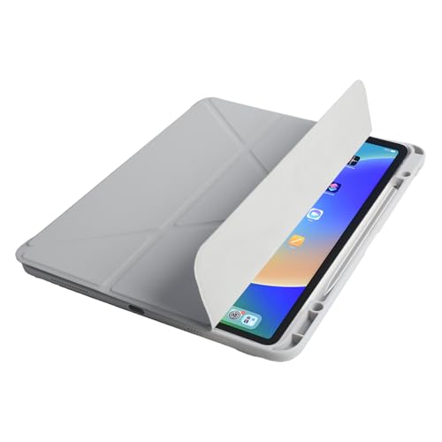 Image of Arctic Fox Smart Folio Case for iPad Pro 11 inch Cover Case (M4 2024) withiPad Pro 11 inch 2024, Trifold Multi Angle Stand,Auto Wake /Sleep, Durable Protection, PU+PC+TPU, Grey