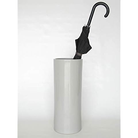 POLONIO - Paraguero de Ceramica Gris de 50 cm Cover