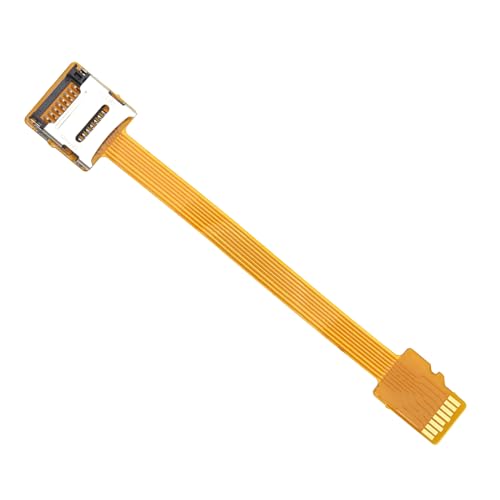 The Lord of the Tools TF Memory Card Micro SD Extension Cable Compatible with Micro TF Card Smartphones PDA MP3/MP4 Player GPS Flat FPC Extender Cable 9.4cm