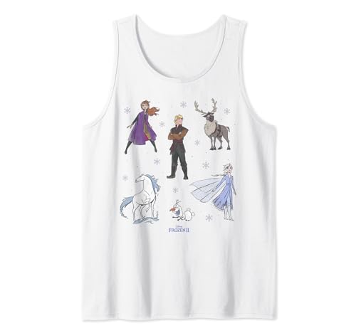 Disney Frozen 2 Cast Group Shot Poster Camiseta sin Mangas