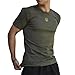 Ukrainian Symbol Volodymyr Zelensky T-Shirt for Men with Embroidered Ukrainian Tryzub from Ukraine - Ukraine Army (as1, Alpha, m, Regular, Regular, Military Green)