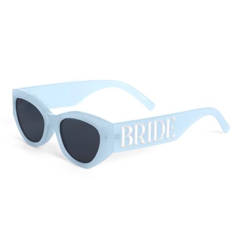 xo, Fetti Blue Bride Sunglasses | Bachelorette Party Sunnies, Engagement Decorations, Bridal Shower Accessory, Bach Supplies, Bridesmaid Favors, Bride To Be Gift