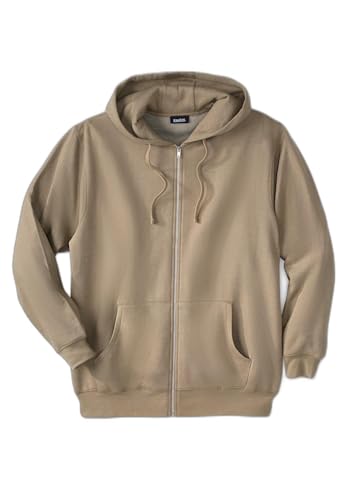 Image of KingSize Men's Big & Tall Fleece Zip-front Hoodie Jacket
