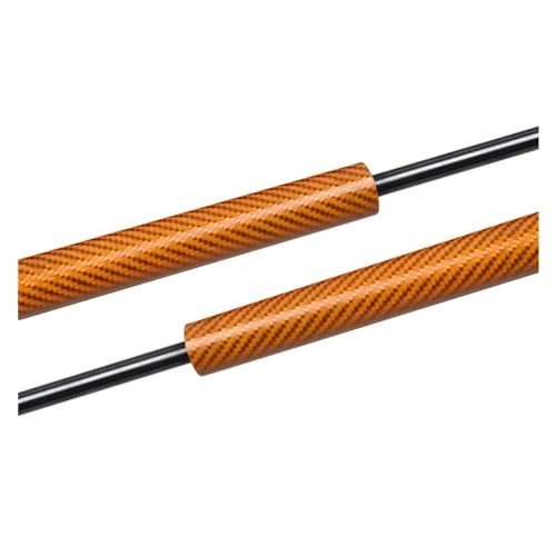 SRQORT Resorte Gas Capó Amortiguador Hidráulico para Mazda CX-3 CX3 DK 2014-2022, Soporte Elevación Capó Delantero Varilla Soporte Resorte Amortiguadores Gas para Capó(Carbon Fiber Orange)