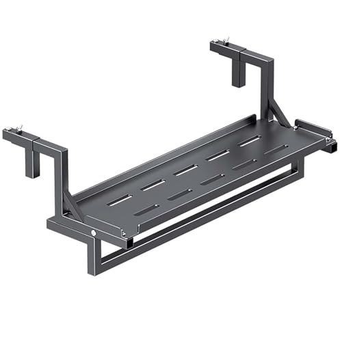 Table de balcon pliable et suspendue 120 cm pour aménagement petit espace - 2