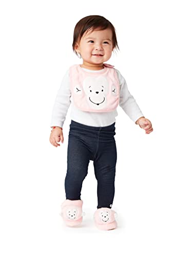 Enesco Izzy and Oliver New Baby Infant Monkey Character Super Soft Booties, Pink, One Size2