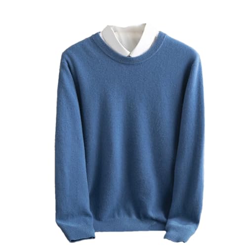 ERFMFKL Men's Sweater Crew Neck Long Sleeve Pullovers Business Casual Soft Winter Warm Jumper