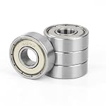 Jesustree – 4 Stück 607ZZ Kugellager 7x19x6mm Chromstahl und Vorgeschmie