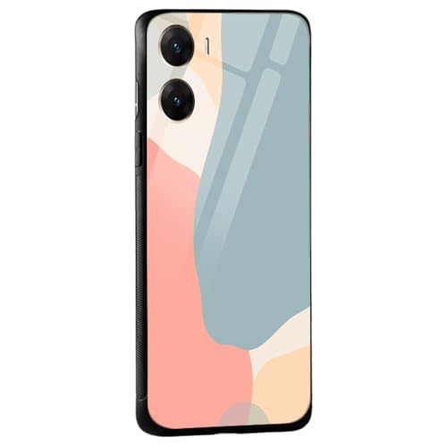 Image of COLORflow Back Cover Compatible with Vivo V29E 5G | Stone Marble | Shockproof TPU Bumper Cover with Camera Protection Back Cover