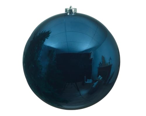 Christbaumkugeln PVC 14cm für den Christbaum ( marineblau / nachtblau / navy ) // Weihnachtskugeln Baumkugeln Baumschmuck Weihnachtsdeko Weihnachten Christbaumschmuck