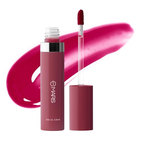 Image of MARS Drip Lip Tint for Women (4.5 ml) (08-Plum Drip) | Lightweight & Long-Lasting | Comfortable Long Wear | Non-patchy Reapplication |Buildable Color, Glossy Finish