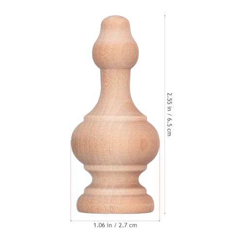 Remates de madera para balaustres con construcción resistente y estructura pequeña 2