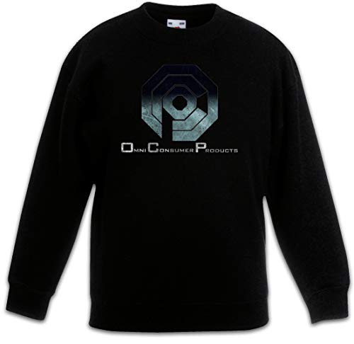 Omnicorp Logo sweat-shirt enfants noir pull garçon fille manches longues