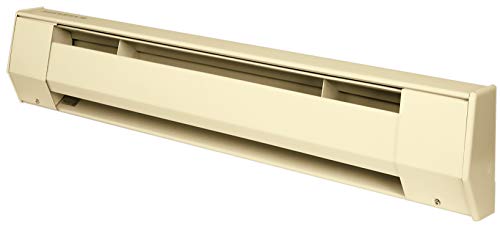 KING 5K2412A K Series Baseboard Heater, 5' / 1250-938W / 240-208V, Almond