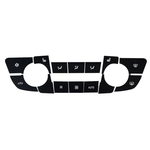 Autocollants boutons climatisation Buick Regal 2008-2013