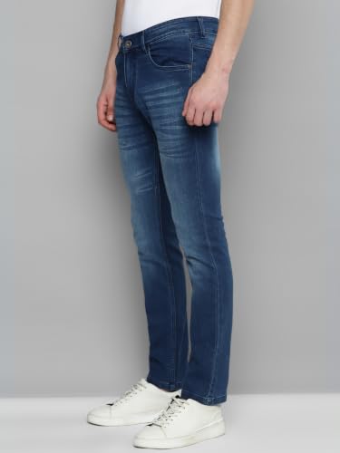 Image of Allen Cooper Slimmy Comfortable Mid Rise Denim Jeans for Men