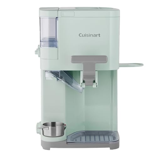 Cuisinart Soft Serve Ice Cream Machine- Mix It In Ice Cream Maker for Frozen Yogurt, Sorbet, Gelato, Drinks 1.5 Quart, Mint Green, ICE-48