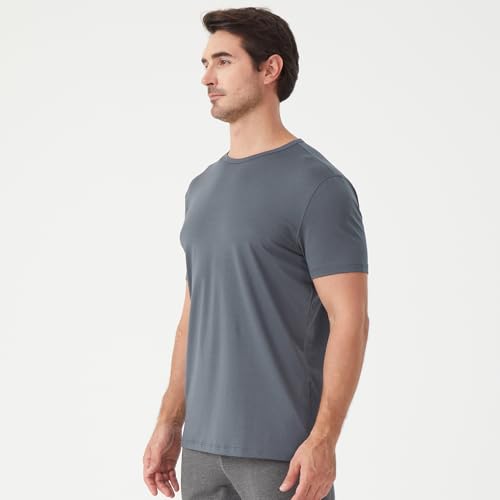 netdraw Men's Ultra-Soft Modal Cotton T-Shirt Casual Basic Short Sleeve Lounge Dressy Tee3