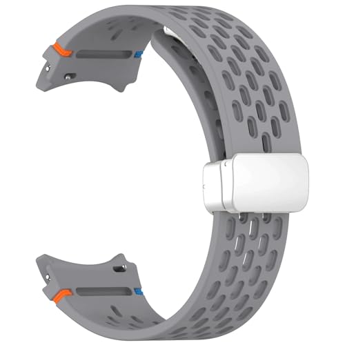 Correa de silicona magnética de 20mm que evita rozaduras en Samsung Galaxy Watch 4 y 6