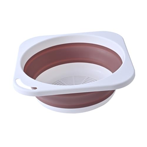 TOVINANNA Portable Folding Wash Basin Multi Use Handwashing Basin for Face Clothes Durable Compact Design for Home Camping