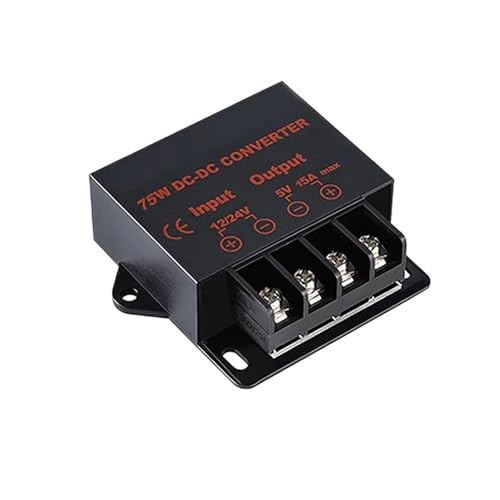EPJGZKCB 1�� 12V/24V~5V 12V~5V 24V~5V 5A 10A 15A DC DC�R���o�[�^�[���M�����[�^�J�[�X�e�b�v�_�E�����f���[�T�[�~�����W���[��(12V 24V~5V 15A)
