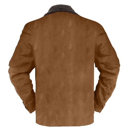 Mens Jackets Sports Sweatshirt Fleece Lined Casual Stylish Long Sleeve Lapel Zipper Loose Jacket Coats2