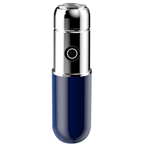 Rasoio elettrico portatile per uomo, rasoio da barba, impermeabile a umido e asciutto per uomo, ricaricabile con 2 ore di scorta,