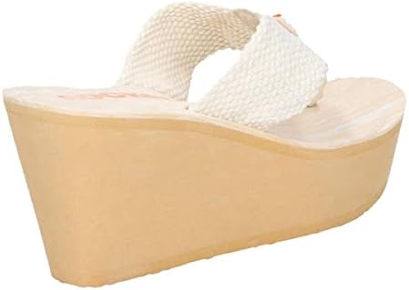 Rocket Dog Women's Toe Post Sandals Flip Flops, Off-White, 6 | Image 3
