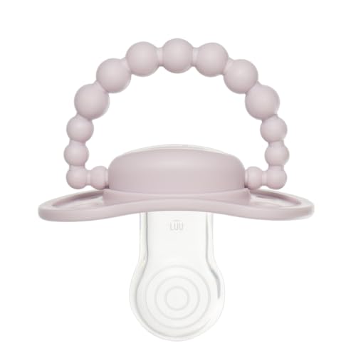 LUU - Tétines 6+ mois - Tétine bébé en silicone médicale, Favorise le développement correct de la cavité buccale & des dents, Favorable à l'allaitement, Sans BPA - Blueberry Shake