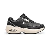 Flexi Tenis Deportivos para Mujer con agujetas y cápsula de Aire 131503 (Negro-27)