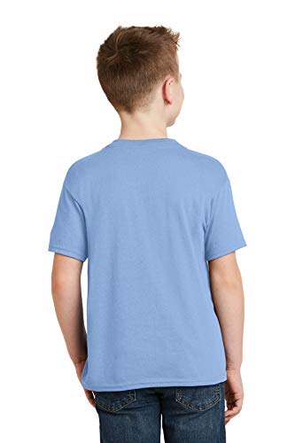Hanes Youth Comfortblend Ecosmart Tee (Light Blue) (M)2