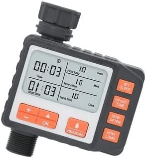 Digital Irrigation Water Timer, Automatic Garden Hose Watering Controller with LCD Display