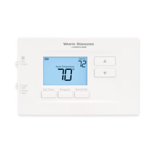 70 Series, 7 Day Programmable, Heat Pump (2H/1C) Thermostat White