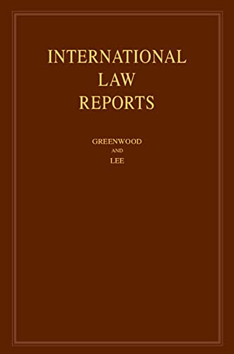 Compare Textbook Prices for International Law Reports: Volume 200  ISBN 9781009300322 by Greenwood, Christopher,Lee, Karen