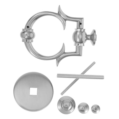 DIYEAH Door Knocker Engraved European Style Knocker Ring Front Door Knocking Tool