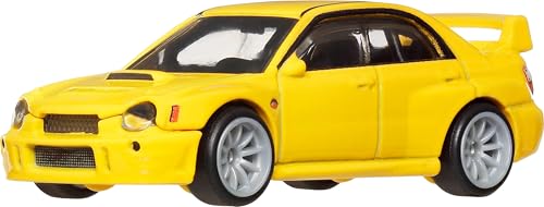 Hot Wheels Subaru Impreza WRX Voiture de Collection, Voiture Miniature Haut de Gamme à l'échelle 1:64 en métal moulé sous Pression avec pneus Real Riders...